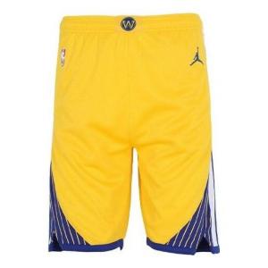 Шорты (PS) Air Jordan x NBA Golden State Warrior Shorts 'Yellow', желтый
