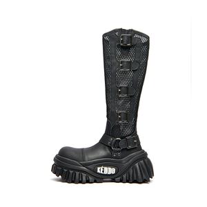 Клавиатуры Обувь Сапоги до колен Женские KEDDO, Black