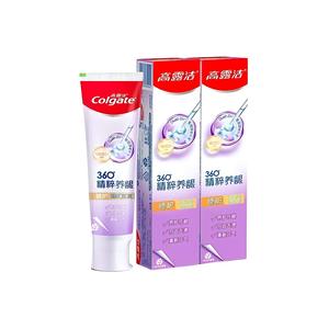 Зубная паста 360 Health с гиалуроновой кислотой для освежения дыхания и антибактериальной защиты десен Colgate, repairing 120g*2 pcs