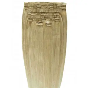 Накладные волосы gold24 clip-in extensions #4 braun - 60 cm Gold24, #27 mittelblond - 50 cm, количество 1 шт.