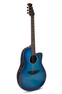 Электроакустическая гитара Ovation E-Acoustic Celebrity Standard Plus с средним вырезом, голубой кленовый флейм .OV531.235