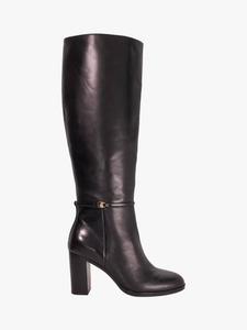 Ботинки Strap Block High Leg из кожи Starlling Dune London