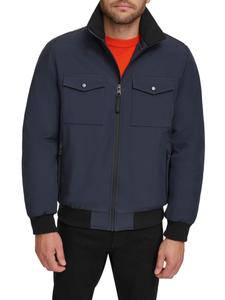 Куртка-бомбер Flextech Solid Calvin Klein, темно-синий