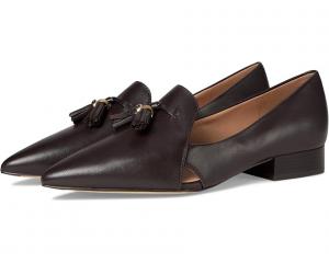 Женские лоферы Cole Haan Vanya Tassel Flat, Dark Chocolate Leather