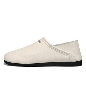 RENBEN Дышащие противоскользящие и износостойкие мужские низкие кеды белые, цвет White