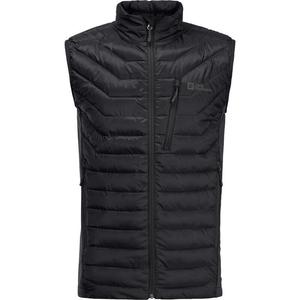 Утепленный жилет Jack Wolfskin, черный/серый
