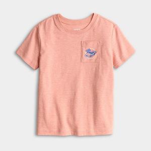 Детская футболка с коротким рукавом и принтом Jumping Beans, Organge Demo Derby