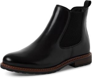 Женские челси Tamaris, 8 US, Black Black Leather 003