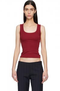 Flore Flore Красная майка с холмистым рисунком