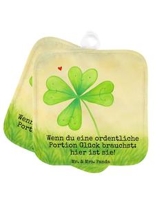 Mr. & Mrs. Panda Подставка под горшок с изображением цветов и клевера и надписью белого цвета