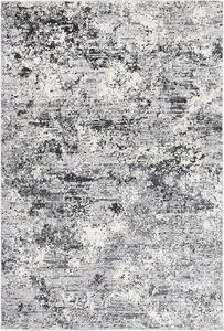 Ковер SAFAVIEH, 275 x 366 см, Lagoon Collection, Ivory & Grey, современный абстрактный дизайн, не линяет и прост в уходе, идеален для помещений с высокой проходимостью в гостиной, спальне (LGN570F)