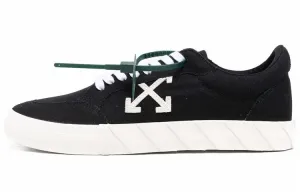 OFF-WHITE Vulc Low Черный Белый Белый