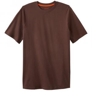 Мужская трикотажная футболка с круглым вырезом Boulder Creek By Kingsize для больших и высоких тяжеловесов, цвет Dark Brown