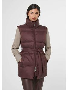 MADELEINE Стеганый жилет орехово-коричневого цвета