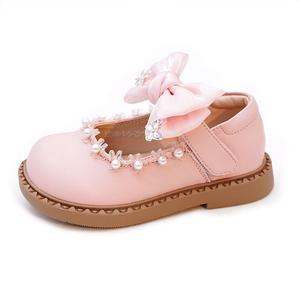 Дышащие низкие кожаные ботинки kids' Idyllic, розовый