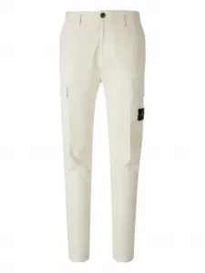 Брюки с нашивкой-логотипом Stone Island, нейтральный