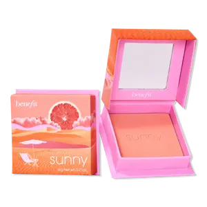 Шелковисто-мягкие пудровые румяна Benefit Cosmetics, Sunny (warm coral)