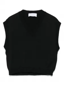 Трикотажный топ Daniele Fiesoli, черный