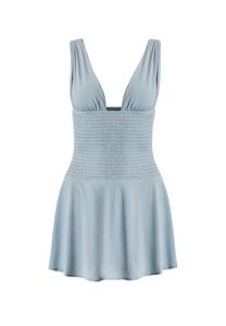 OW Collection Коктейльное платье 'Alba' в пыльно-голубом цвете