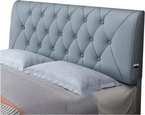 Подушка-подголовник LIANGJUN, клиновидная, для кровати или дивана, синяя, 135x60x6 см