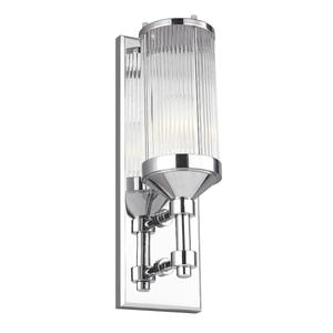 Настенный светильник для ванной комнаты Elstead Lighting, 12,1x13,3x38,1 см, хромированный