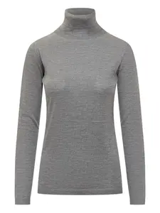 Джемпер из смесовой кашемировой пряжи Fabiana Filippi, серый