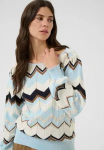 Свитер crnetes Cream, Cashmere Blue Zigzag