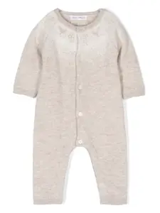Ромпер вязки интарсия с узором Tartine Et Chocolat, нейтральный