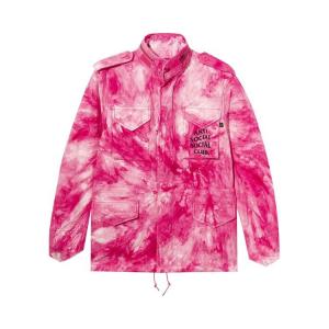Куртка Anti Social Social Club x Alpha Industries M65 Jacket Tie Dye Pink, розовый