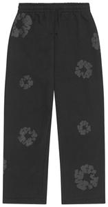 Спортивные штаны Denim Tears Mono Cotton Wreath Baggy Sweatpants, черный