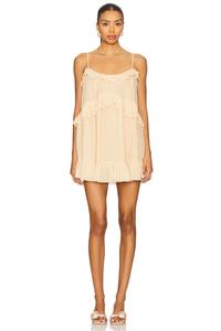 Мини-платье Lyla Tularosa, beige