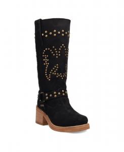 Женские кожаные сапоги Трубадур Dingo, Black