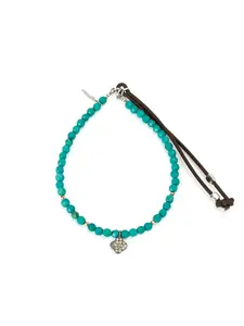 Браслет с бусинами Catherine Michiels, серебяный