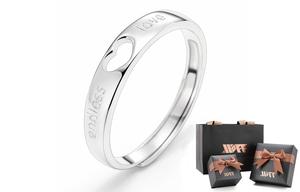 XXOFF Кольцо из стерлингового серебра 925 пробы Unisex Silver White