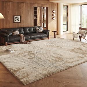 Budis Ковер 240х340 см для гостиной/детской в винтажном стиле, моющийся, нескользящий, Shizhang07 [Faux Wool]