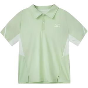 Детские поло Mizuno, светло-зеленый