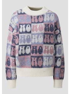 QS Вязаный свитер 41X0_светло-розовый