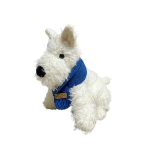 Милый шарф West Highland плюшевая кукла высота 20cm/25cm/35cm OU DI PIG