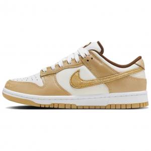 Кроссовки Nike Dunk Skateboarding Shoes Women's Low-top Beige/Brown, коричневый