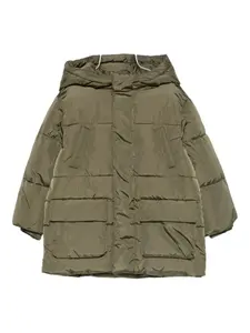 Стёганая куртка с капюшоном Lalalu, зеленый