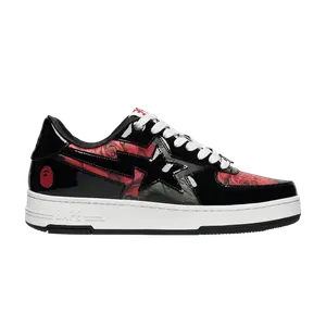 Кроссовки BAPE Anti Social Social Club x Bapesta Icon Black, черный