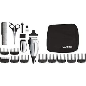 Комбинированная машинка для стрижки волос Home Pro Deluxe для мужчин со шнуром и рычагом для длины (от 1 до 3 мм) Самозатачивающееся качественное лезвие с принадлежностями 8 направляющих Расчески, ножницы и расческа, Wahl
