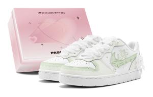 Кроссовки Nike Court Borough Skateboarding Shoes Women's Low-top White, желтый