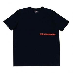 Футболка printing pattern short sleeve black Air Jordan, черный