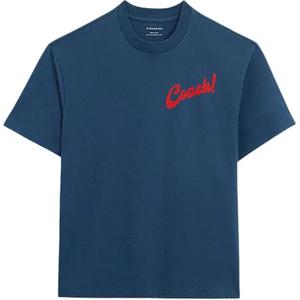 Футболка мужская dark denim COACH, темно-синий