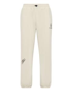 Plein Sport Штаны свободного кроя 'Scratch' в бежевом цвете