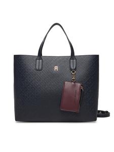 Сумка Tommy Hilfiger Th Icon Satchel Mono AW0AW18123 Dunkelblau