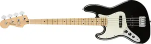 Fender E104-Fender Player Jazz Bass для левши, гриф из клена, черный 2024 - черный