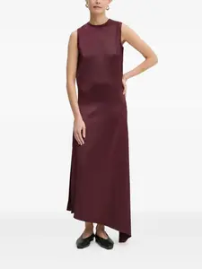 Асимметричное платье без рукавов AERON, красный