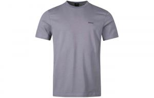 Футболка с принтом логотипа Boss Regular Fit HUGO BOSS, темно-серый